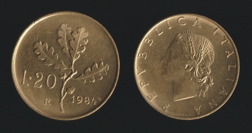 Lire 1984 ramo - ramo, quercia