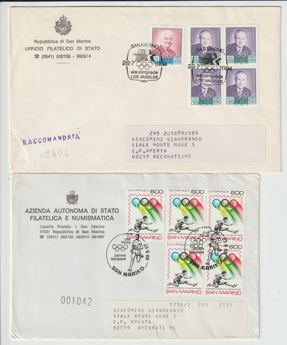 San marino 1984 - san, e