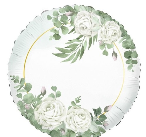 Pallone mylar con stampa - , rose