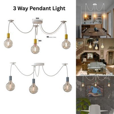 Lampada sospensione ragno - a,