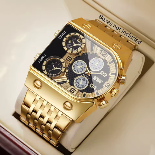 Orologio uomo dorato - orologio,