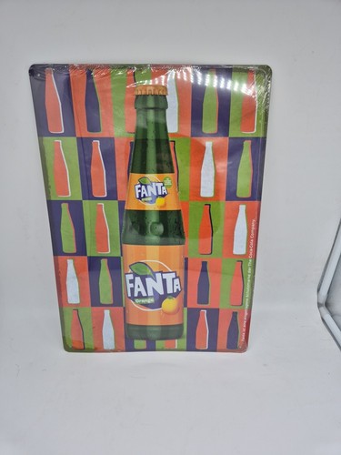 Targa latta fanta arancione - latta,