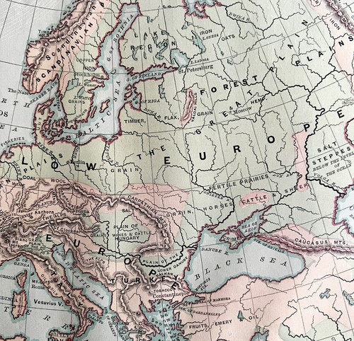 1879 mappa europa - 1879,