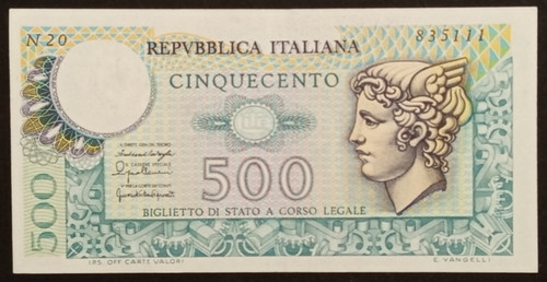 500 lire 1976 q fds - lire,