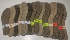 Inserto in feltro, suola in feltro, soletta, 100% feltro di lana di produzione propria