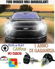🔥KIT FULL LED ANABBAGLIANTI H7 6000K CANBUS LENTICOLARI 360 FORD MONDEO MK4🔥