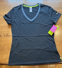 T-shirt donna Zumba Fitness manica corta nera media