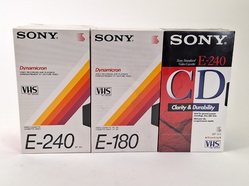 Videocassette vhs sony - videocassette, 240