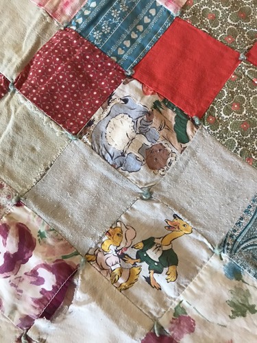 Trapunta antica vintage fatta