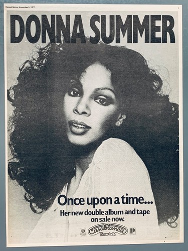 Donna estate 1977 - uk, poster