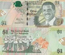 BAHAMAS BANCONOTA 1 DOLLARO