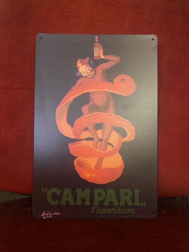 Insegna pubblicitaria campari - insegna,