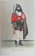 CARTOLINA NUORO FONNI COSTUMI TRADIZIONALI SARDEGNA PAESAGGISTICA C1