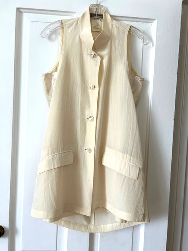 Gilet issey miyake avorio - gilet,