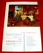 DINISTENILE FIALE SUPPOSTE ADVERTISING PUBBLICITA' ANNI 50 FARMACEUTICO MOD.4