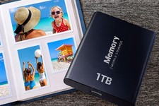 MEMORIA 1TB PORTATILE CON CAVETTO USB PER MEMORIZZARE FOTO VIDEO DOCUMENTI