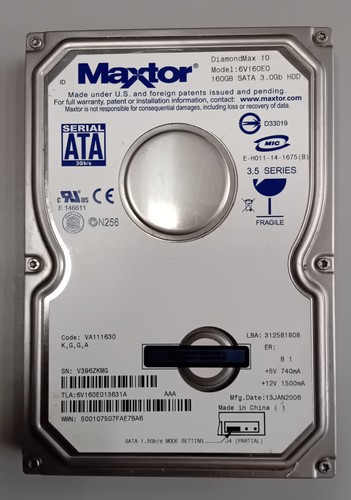 Hard disk vintage pollici - hard, 3,5