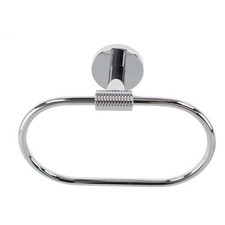 Porta asciugamani ad anello in acciaio accessori da bagno portasciugama