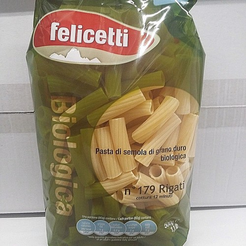 Bio pasta rigati 179 pezzi - 12,