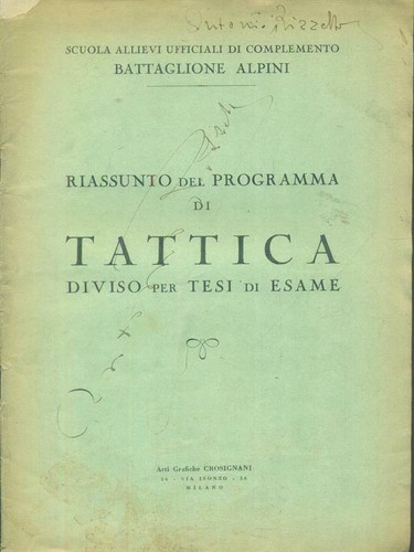 Riassunto del programma - del,