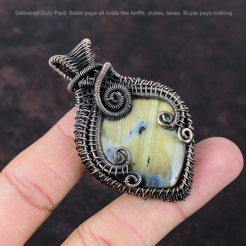 Pietra rame pera labradorite