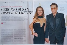 Italia Clipping Ritaglio 2024 ROBERT DOWNEY JR cercavo Susan  4 PAGINE