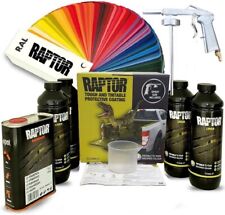 U-Pol Raptor Vernice. 3,8-4,2 L set di bottiglie incl. Pistola. Tutti i colori.