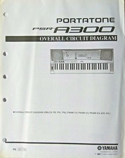 Yamaha PSR-A300 Tastiera Originale Schema Circuito Generale e Schema Scheda