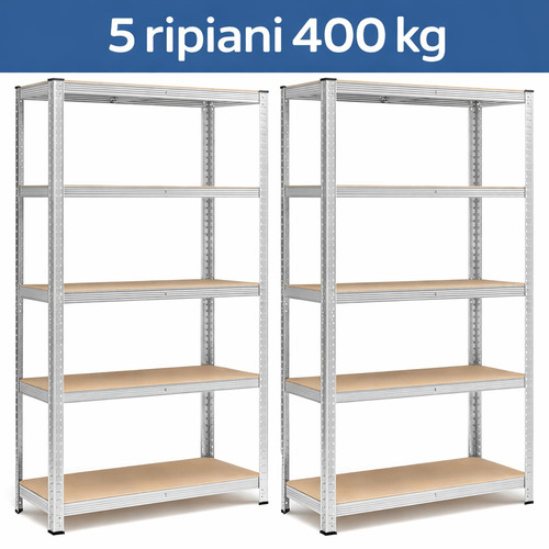 Scaffale metallico ripiani - scaffale,