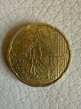 Moneta 20 Centesimi Errore Rara 1999 RF
