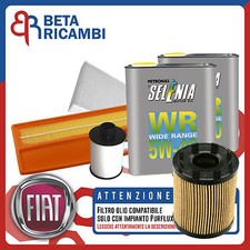 Kit Tagliando Lancia Ypsilon Musa 1.3 Multijet Filtri 4 Olio Fiat IMP. PURFLUX