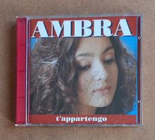 CD AMBRA ANGIOLINI T'Appartengo 1994 1° stampa Italia Rti con poster AUTOGRAFATO