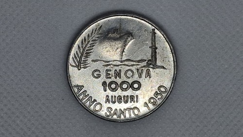 Gettone moneta genova - gettone,