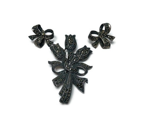 Set orecchini spille - set,