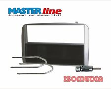 MASCHERINA RADIO UN DIN PER ALFA ROMEO 147 FINO AL 2006. CHIAVETTE E SPINOTTO.