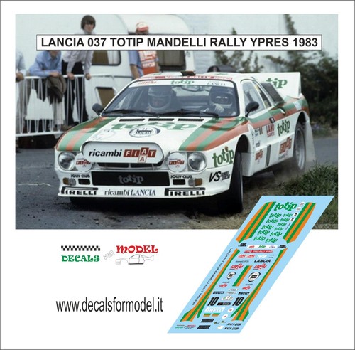 Decals lancia 037 totip - lancia,