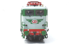 RIVAROSSI HRS2449 loco FS E646.158 navetta baffo verde Dep Milano C.le ep IV DC