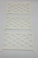 Barbie Pink 'n Pretty House 11418 1995 piccolo ponte ringhiera pezzo di ricambio set 3