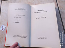 LIBRO EROS NELLA LETTERATURA