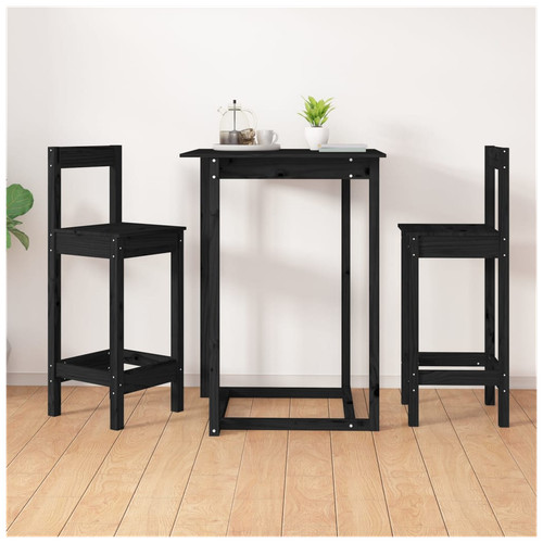 Sgabelli bar nero legno - sgabelli,
