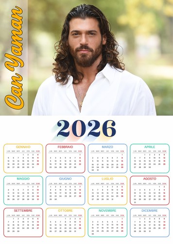 Calendario 2026 can - can, le