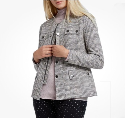 Giacca tweed metallizzato - in,