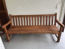 Panca 3/4 posti da esterno giardino in legno di teak