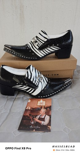 Scarpe aomi pelli pieno fiore - scarpe,