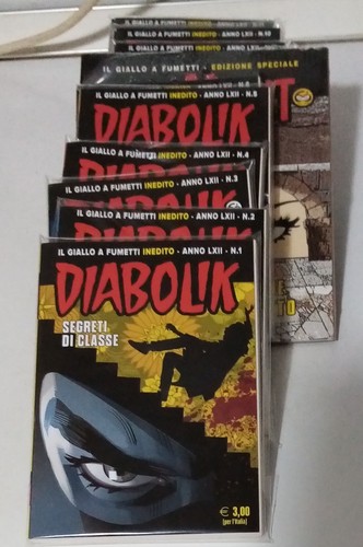 Diabolik giallo a - diabolik, fumetti
