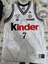 Canotta basket Virtus Kinder Bologna Stagione 1999/00...Autentico Al 100%.
