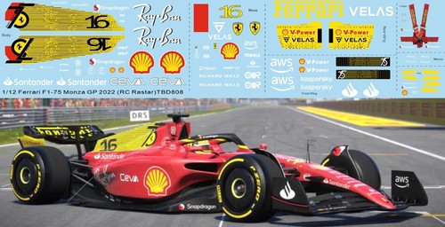 Decals per ferrari rastar - per,