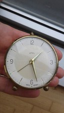 Emes 270.313 Orologio Da Tavolo Vintage A Carica Manuale Piccolo Sveglia 60's