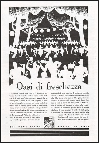 Pubblicita 1930 chi beve - 1930,