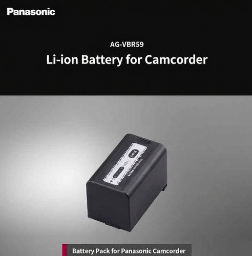 Panasonic vbr59 batteria - ag-vbr59,